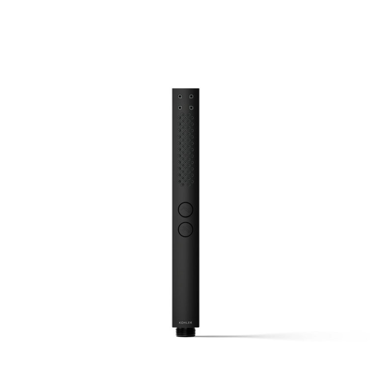Matte Black Square Multi-Function Handheld Shower Head