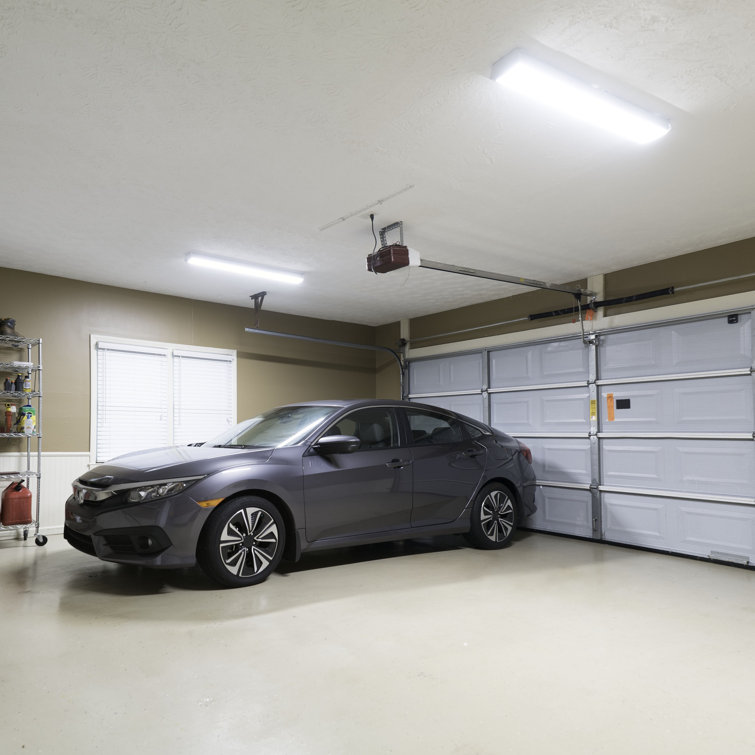 Sleek White LED Flush Mount Ceiling Light for Indoor Use