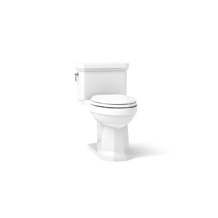 White High Efficiency Elongated One-Piece Toilet