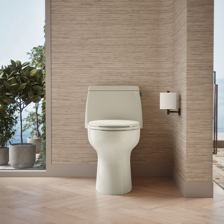 Santa Rosa Biscuit One-Piece Compact Elongated Toilet