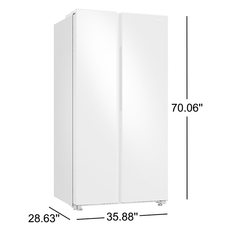 23 cu. ft. Stainless Steel Smart Side-by-Side Refrigerator