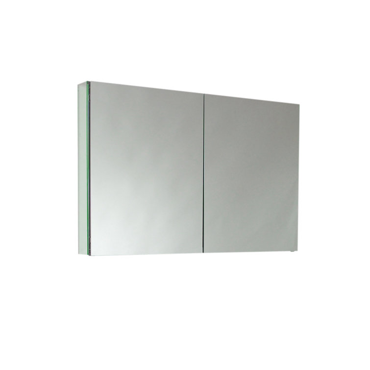 Senza 40" Wide Frameless Bathroom Medicine Cabinet with Mirrors