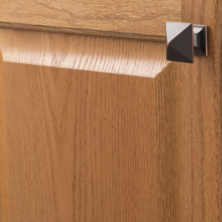 Oil-Rubbed Bronze Square Cabinet Knob with Mounting Hardware