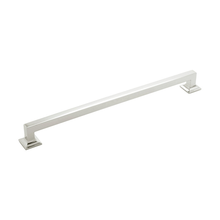 Polished Nickel 18-Inch Modern Appliance Pull with Mounting Hardware
