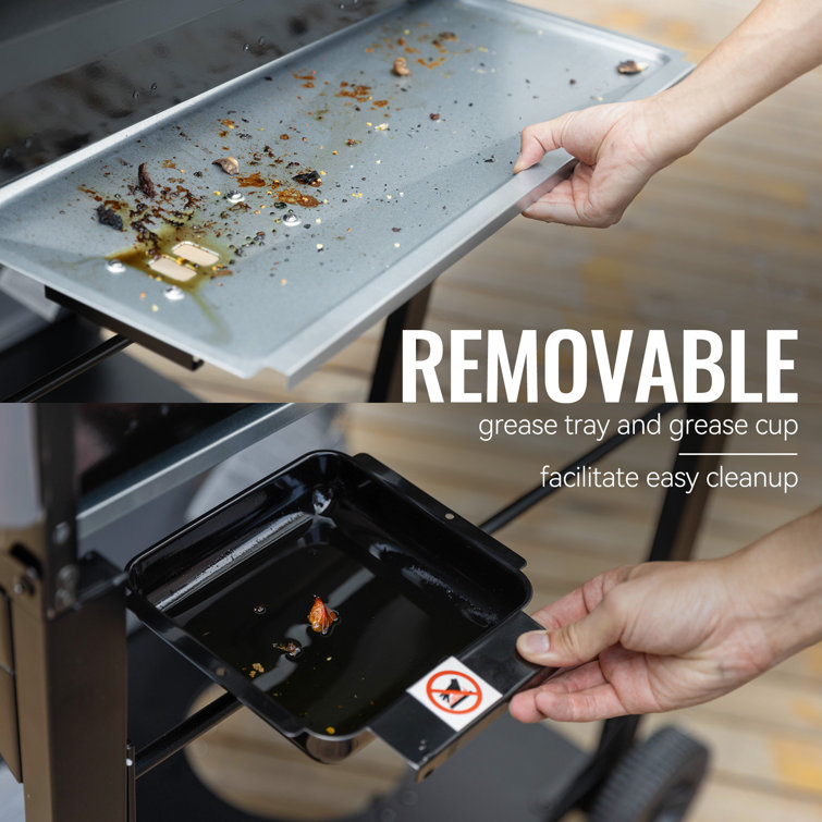Royal Gourmet Stainless Steel 5-Burner Propane Gas Grill with Side Burner