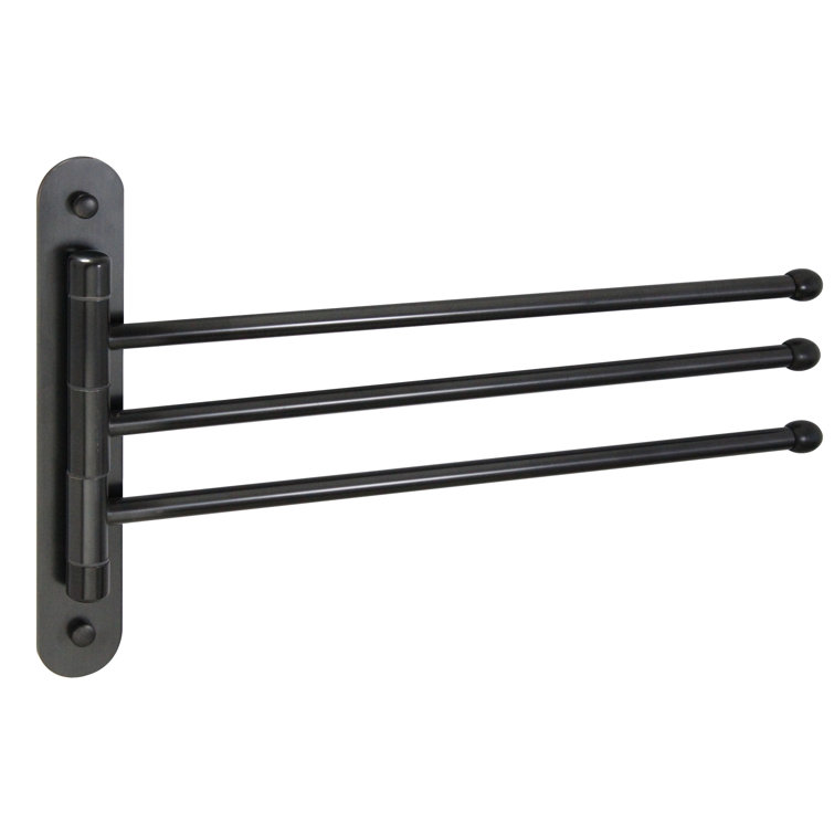 15'' Oil Rubbed Bronze Stainless Steel Triple Swing Towel Bar