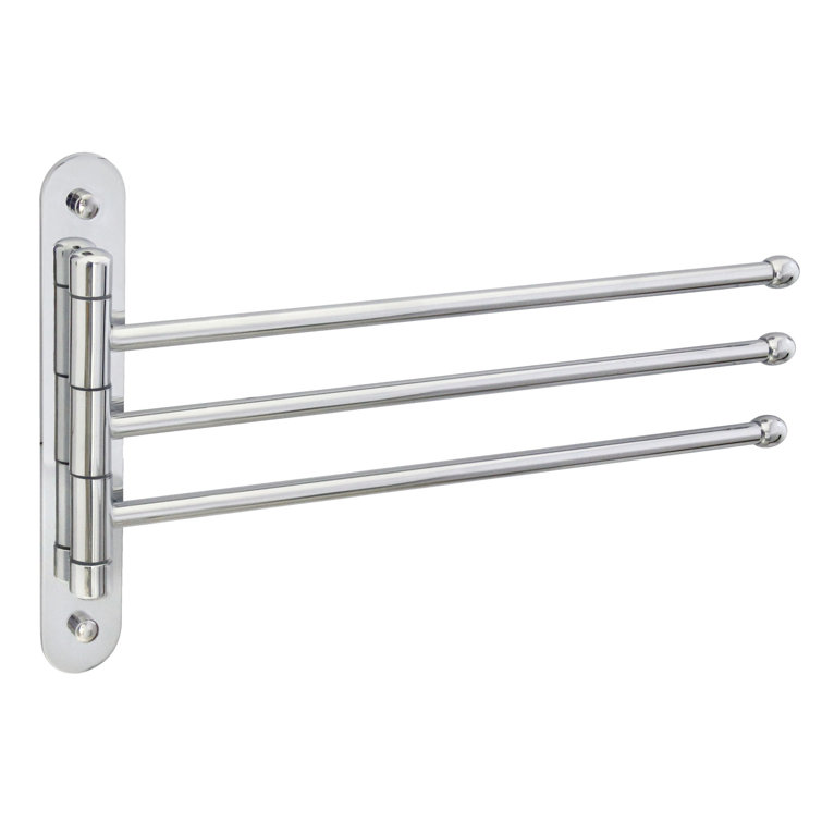 15'' Satin Nickel Stainless Steel Triple Swing Towel Bar