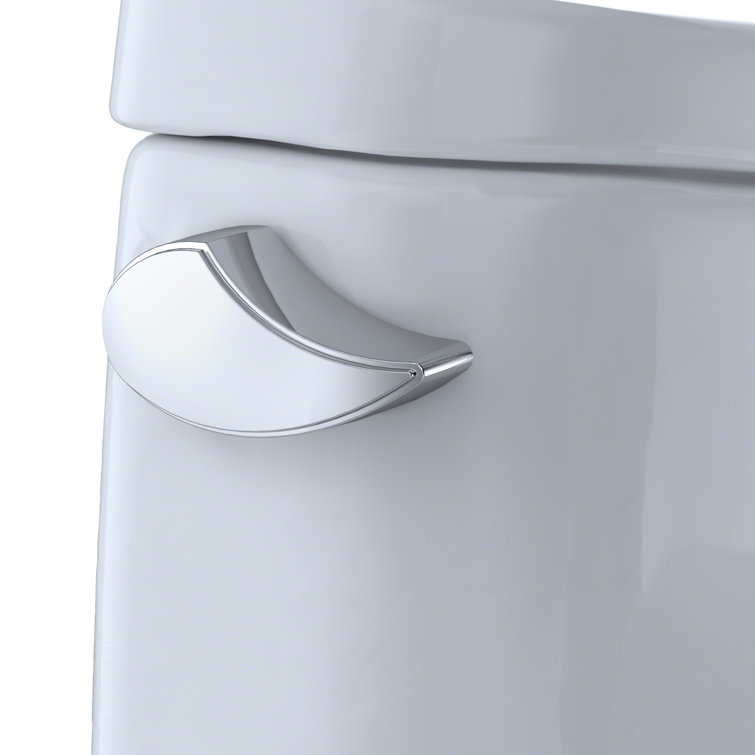High Efficiency White Elongated One-Piece Toilet with Seat