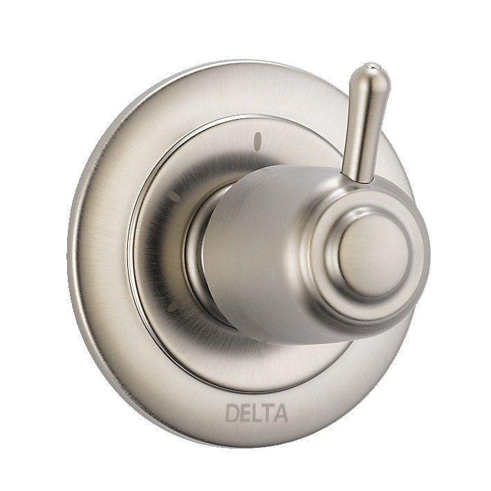 Stainless Steel 3-Setting Shower Handle Diverter Trim Kit