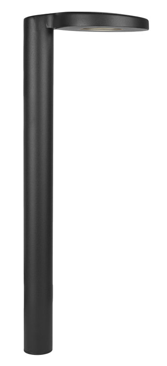 Black Aluminum LED Pathway Light with 2700K Bulb