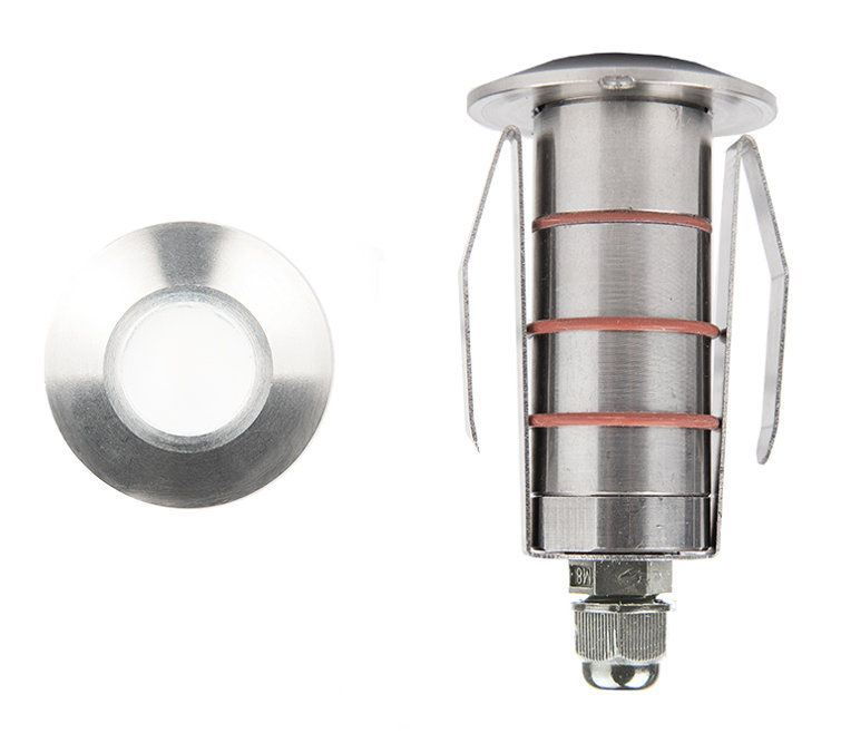 Stainless Steel 1" LED Inground Indicator Light
