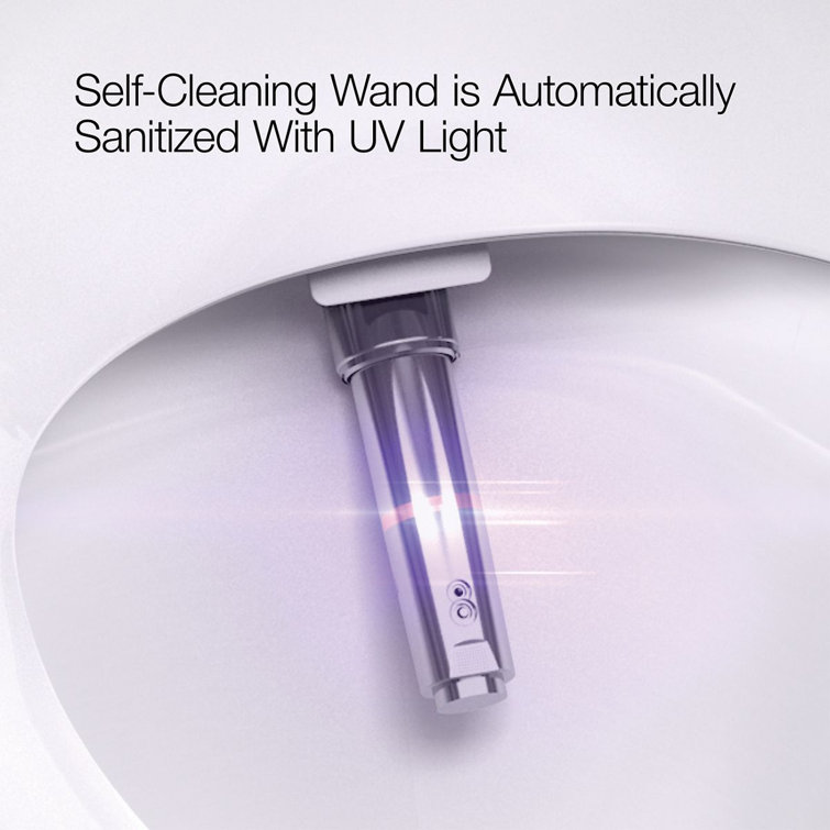 Elongated High-Efficiency Intelligent Toilet with Dual Flush and Heated Seat
