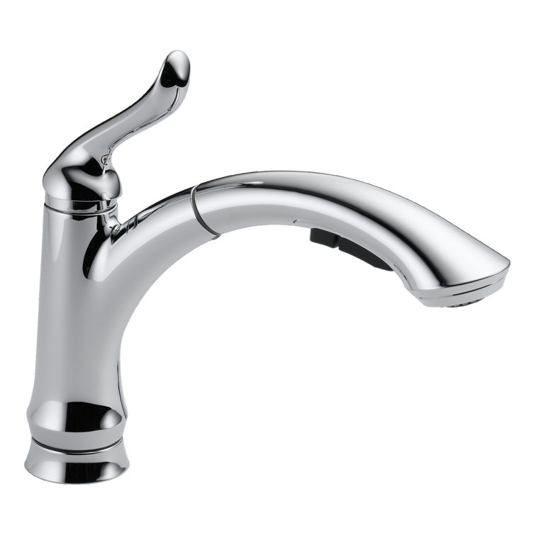 Chrome Transitional Pull-Out Spray Kitchen Faucet