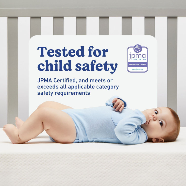 Graco Premium White Foam Crib and Toddler Mattress