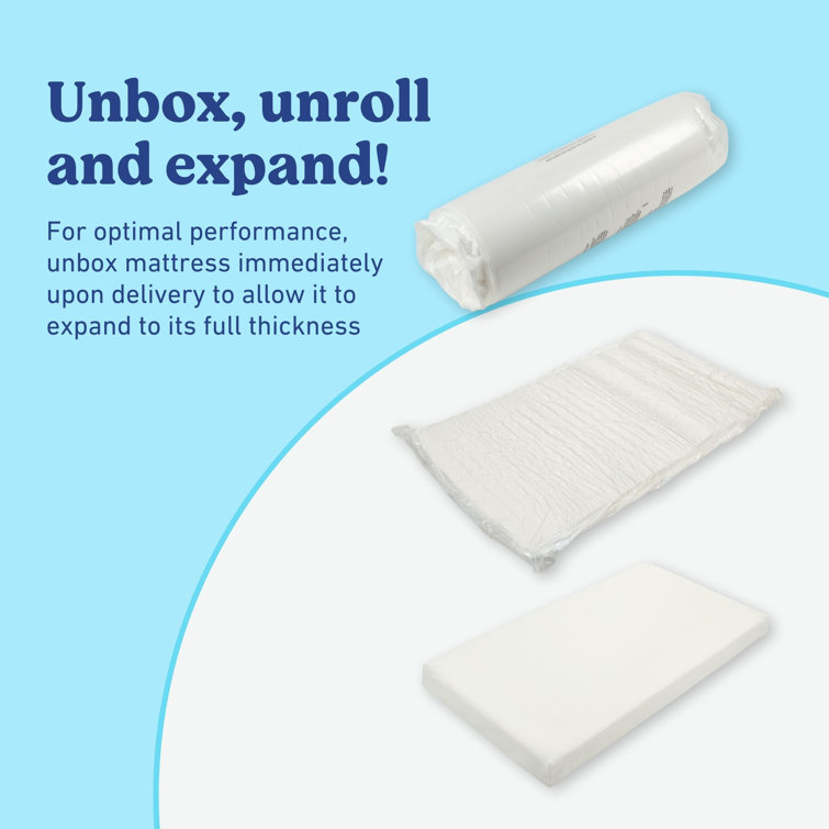 Graco Premium White Foam Crib and Toddler Mattress