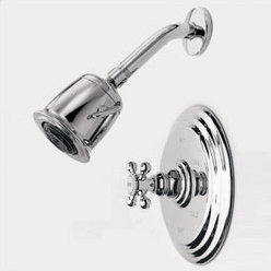 Polished Chrome Wall Mounted Shower Trim Set