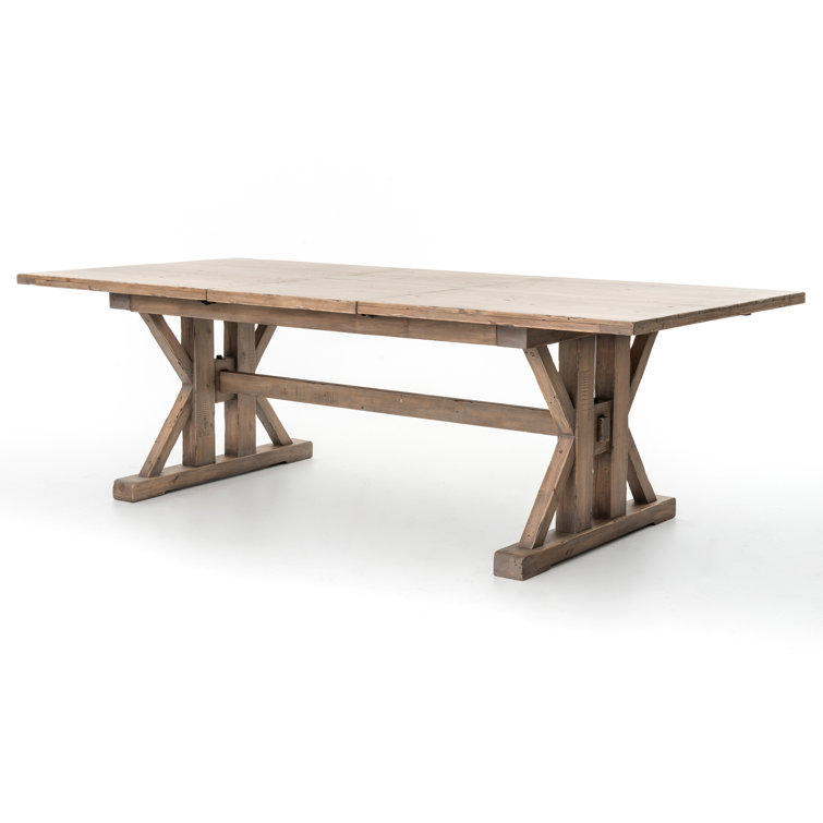 Tuscan Farmhouse Extendable Reclaimed Wood Dining Table
