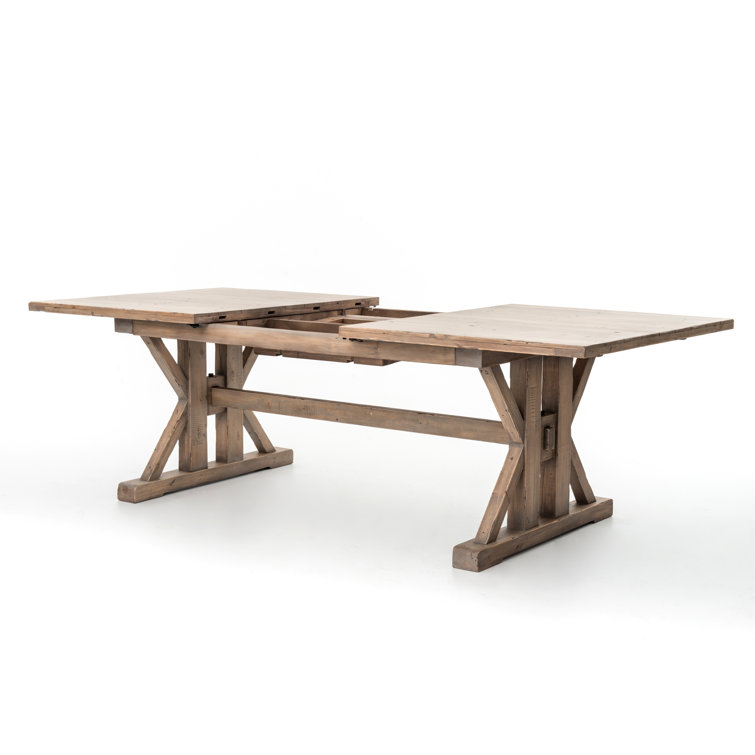 Tuscan Farmhouse Extendable Reclaimed Wood Dining Table