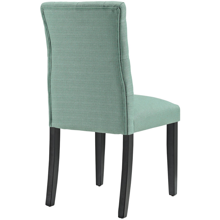 Laguna Blue Tufted Upholstered Parsons Side Chair