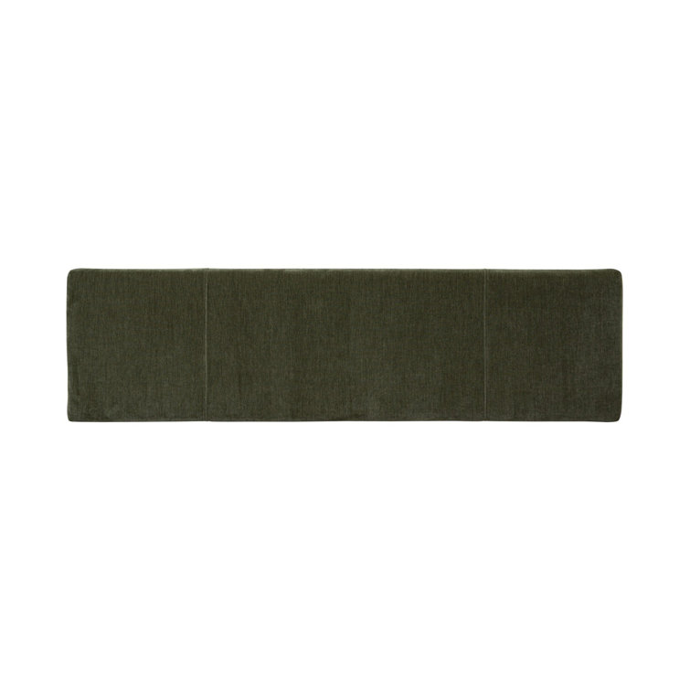 Irving Flax Upholstered Bench with Metal Frame