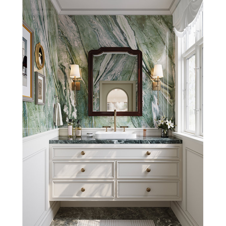 DeerValley 19'' White Ceramic Rectangular Above-Counter Vessel Sink