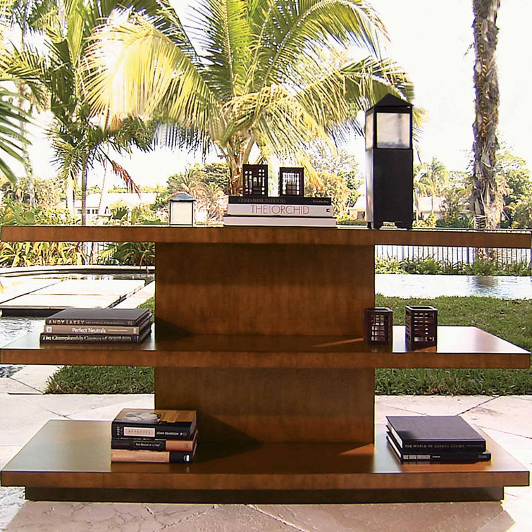 Sienna Bali Finish Hickory & Walnut Sofa Table with Storage