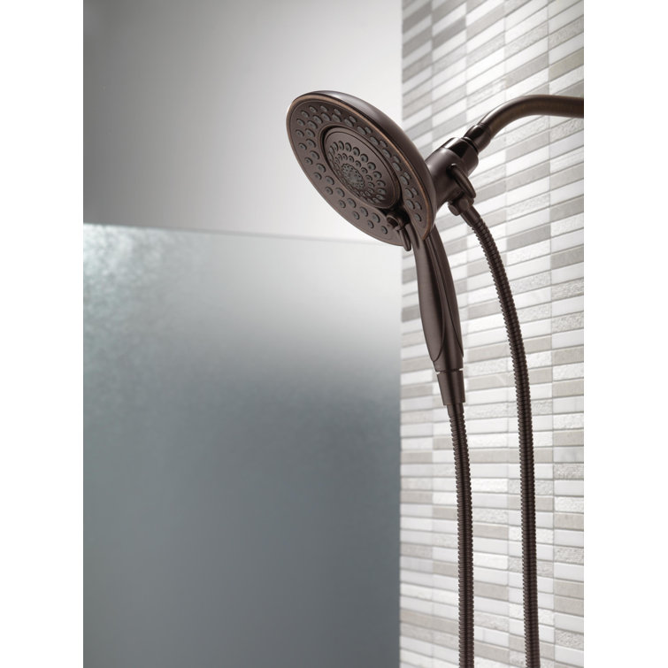 Venetian Bronze Dual Shower Head with Handheld Spray