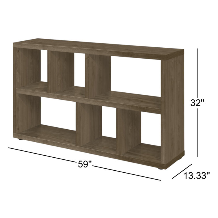 Berlin Refined Walnut Console with White Cubes by Temahome