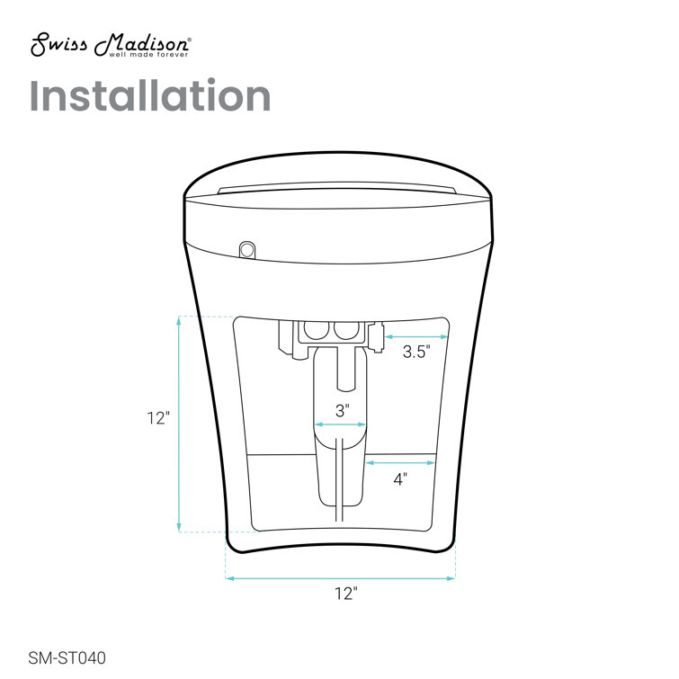 Hugo White Ceramic Elongated Dual-Flush Smart Toilet