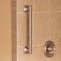 Brushed Nickel 19-inch Stainless Steel Wall Mount Grab Bar