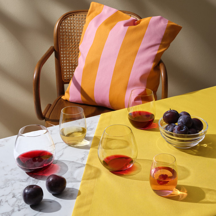 Pure Lead-Free Crystal All-Purpose Wine Glasses Set of 4