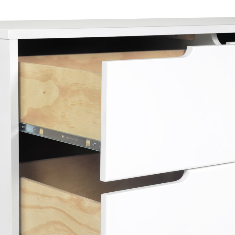 Hudson 48" White Pine 6-Drawer Double Dresser