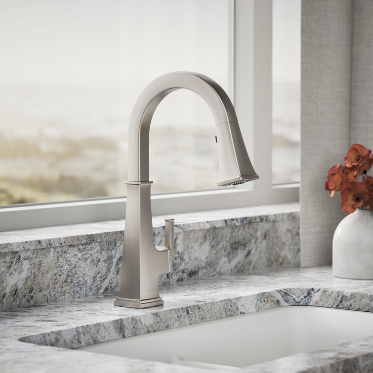 Oil Rubbed Bronze Pull-Down Kitchen Faucet with Spray
