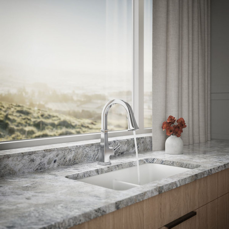 Oil Rubbed Bronze Pull-Down Kitchen Faucet with Spray