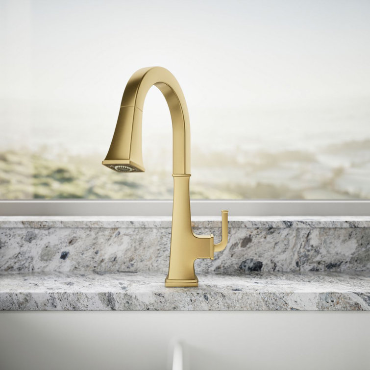Oil Rubbed Bronze Pull-Down Kitchen Faucet with Spray