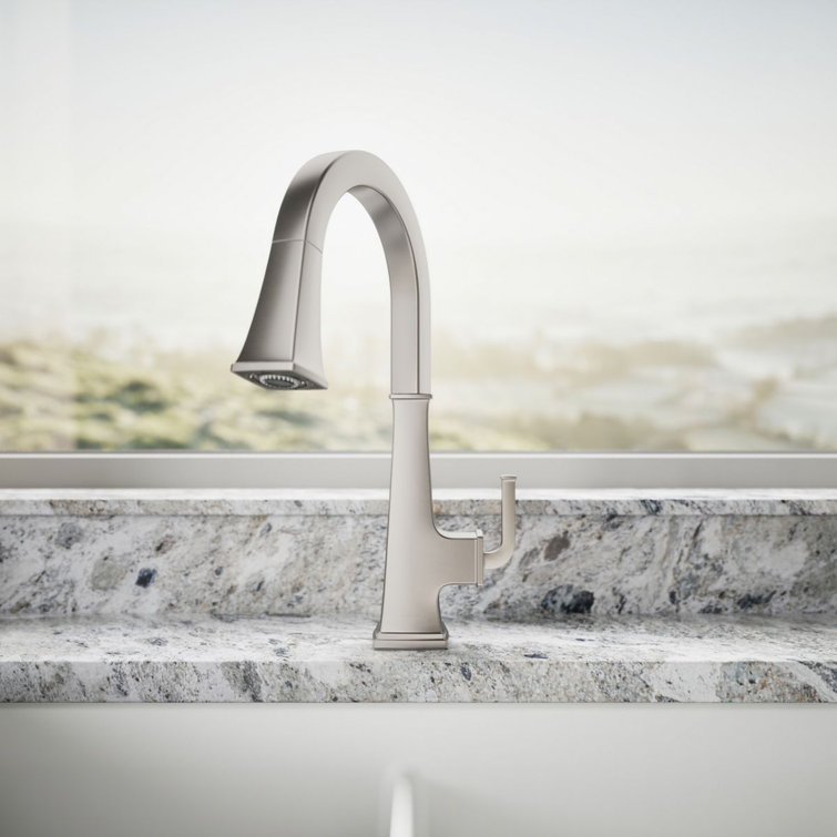 Oil Rubbed Bronze Pull-Down Kitchen Faucet with Spray