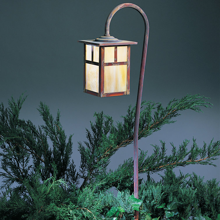 Raw Copper Rain Mist 27" Pathway Light with Incandescent Bulb