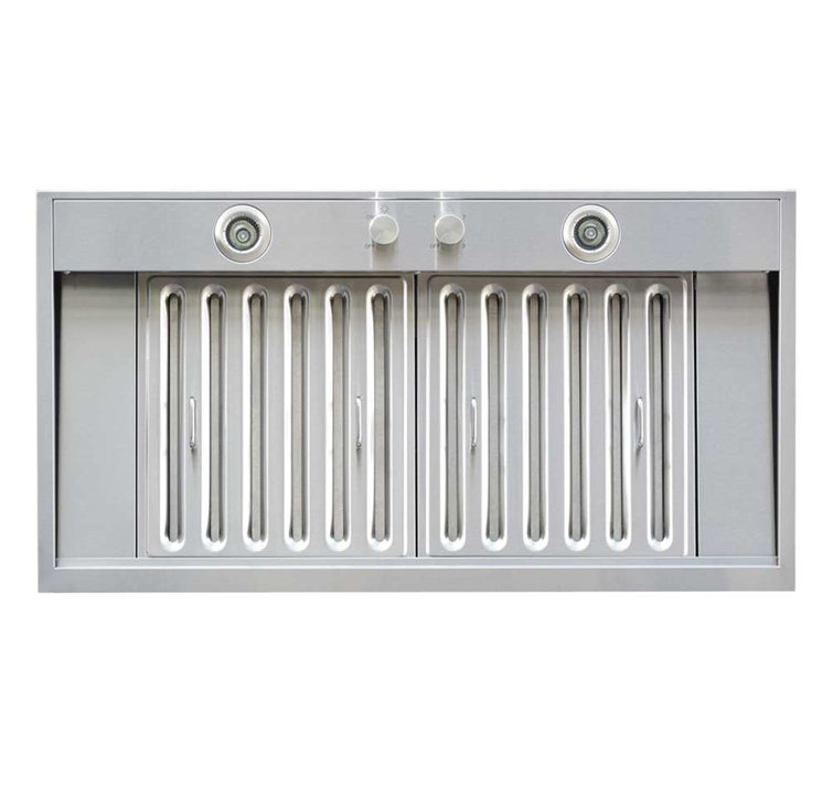 Windster 48" Stainless Steel Canopy Range Hood with Halogen Lighting