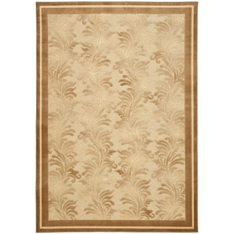 Handmade Red Stripe Tufted Wool and Viscose Rug