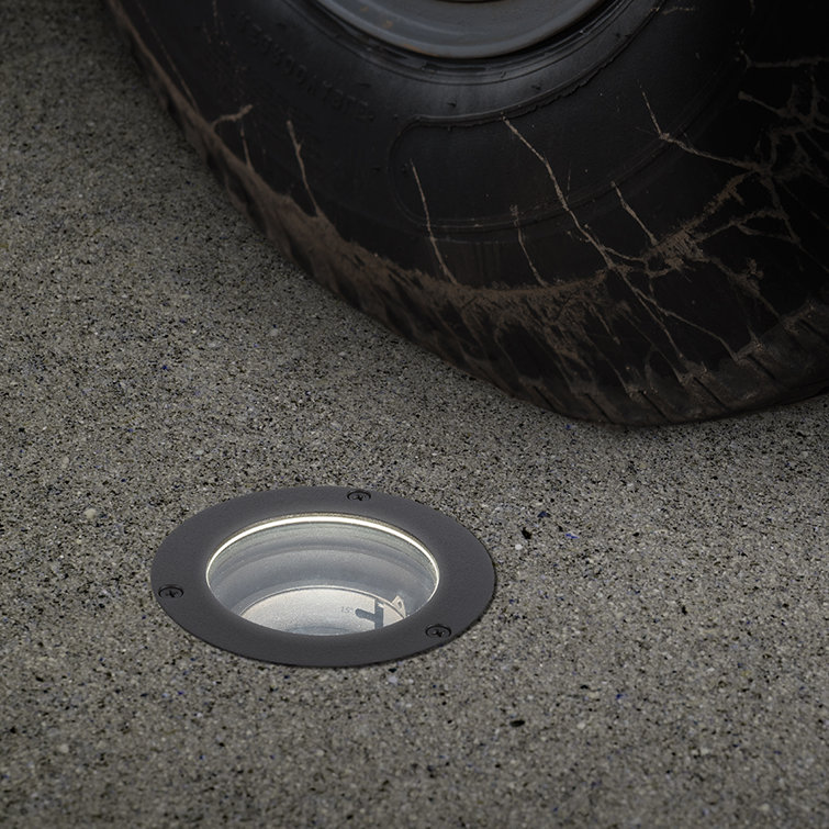 Bronze LED Inground Well Light with Adjustable Beam