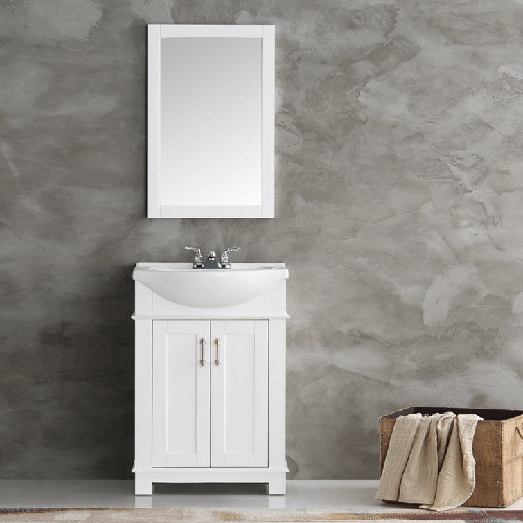Hartford 24" White Ceramic Top Freestanding Vanity