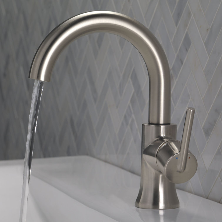 Stainless Steel Single Handle Modern Bathroom Faucet