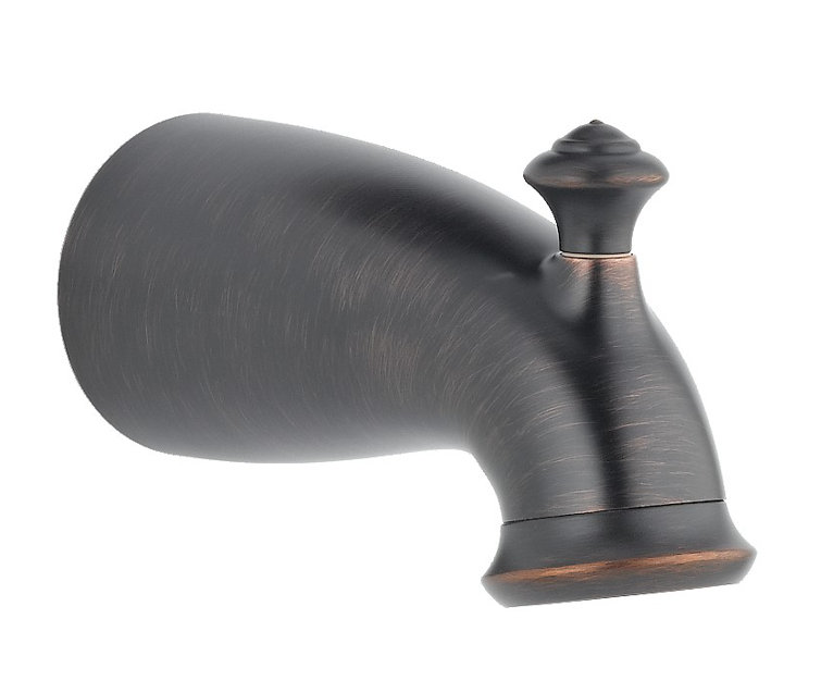 Venetian Bronze Wall Mounted Tub Spout with Diverter