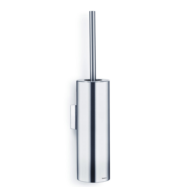 Nexio 18" Matt Stainless Steel Wall Mounted Toilet Brush and Holder