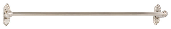 Elegant Satin Nickel 31'' Traditional Wall Mounted Towel Bar