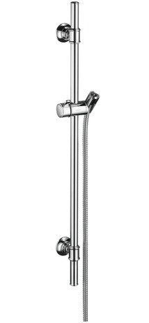 Polished Nickel 32" Modern Wall Slide Bar
