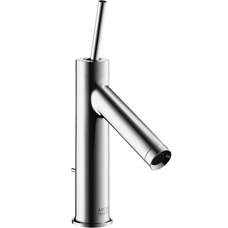 Modern Black Chrome 10" Single-Hole Brass Bathroom Faucet