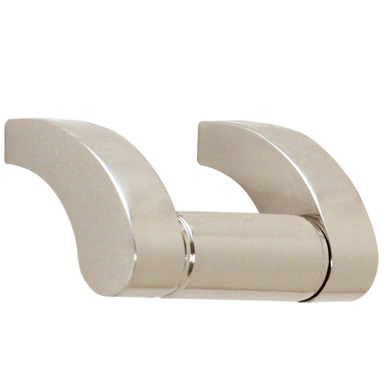Polished Nickel Modern Bar Cabinet Pull