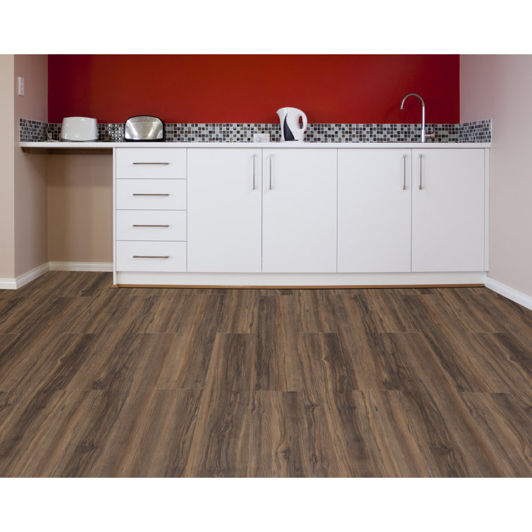 Sterling Driftwood Self-Adhesive Vinyl Plank Flooring, 6" x 36"