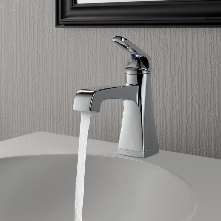 Ashlyn Chrome Single Handle Modern Bathroom Faucet